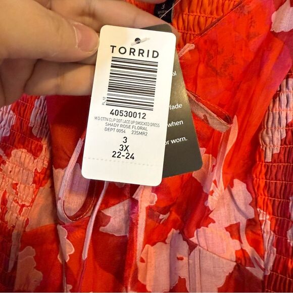 Torrid Red and White Ruffled Midi Sundress - Picture 8 of 9